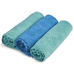 Spontex Maxi Fresh X3 microvezel, 3 veelzijdige doeken van 100% microvezel, antibacteriële behandeling ter voorkoming van slechte geurvorming, 15 verpakkingen