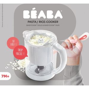 BÉABA, Pasta-Rice Cooker, mand/kom voor zetmeel, babycook-accessoires, compatibel met Babycook Solo en Duo, inhoud 350 g, onderhoudsarm, wit