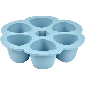 Béaba - Siliconen multiportions - 6x90 ml - Blauw