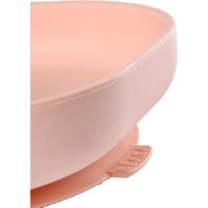 Silicone bord met zuignap BEABA roze