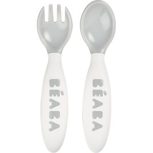 Béaba Vork En Lepel Grey 8+ Maanden