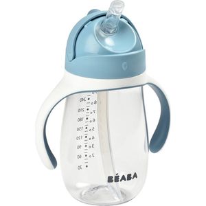 Béaba - Drinkfles met rietje - 300 ml - Licht Blauw