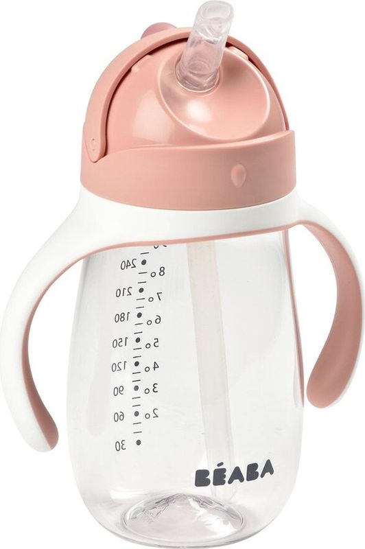 Béaba - Drinkbeker - Rietjesbeker - 300 ml - Roze