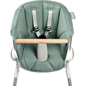 BÉABA, Kussen voor kinderstoel voor baby's, compatibel met hoge stoel Up en Down, ergonomisch, zeer comfortabel, praktisch, onderhoudsarm, laurierboom