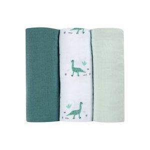 Béaba - Tetradoeken - 3 Stuks - Jurassic Green