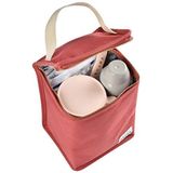 Béaba Thermische lunchtas voor baby's, voor transport, complete maaltijden, zacht materiaal, opvouwbaar, waterdichte stof, terracotta