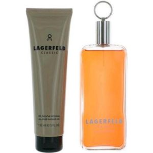 LAGERFELD by Karl Lagerfeld  - Gift Set - 150 ml Eau De Toilette pray + 150 ml Shower Gel