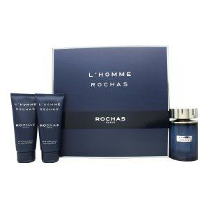 Rochas L'Homme Rochas Geschenkset 100ml EDT + 100ml Shower Gel + 100ml Body Lotion