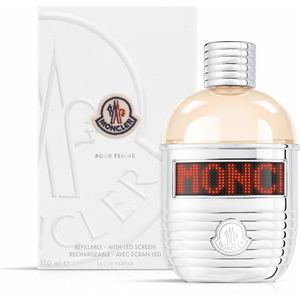 Moncler Pour Femme LED Screen + Refillable Eau de Parfum Damesgeur