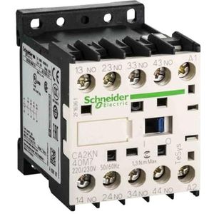 Schneider Electric CA2KN40 M7 Relais 220/230V 50/60HZ, Control Relay 4 Geen contacten