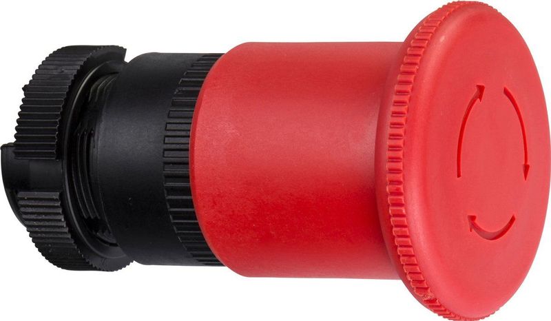 Schneider Electric Harmony Drukknop Front Element (Paddestoel) - ZA2BS844 - E2WRX