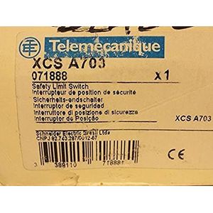 Schneider Electric XCSA703 Interrupteur de sécurité NC+NC+NA