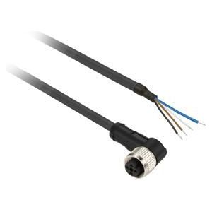 Telemecanique - XZCP - Sensorkabel - 4-polig - M8 Haaks - 60V