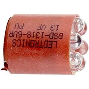 Schneider 6508805211 superheldere LED-lamp, geel, voor besturings- en signaaleenheden Ø30 BA9s