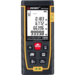 Sndway Professionele Laser Afstandsmeter - 100 meter bereik - Incl. batterijen