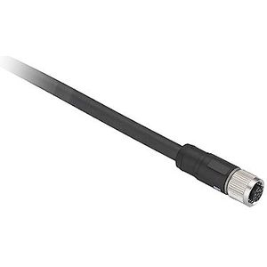 Schneider Electric XZCP29P11L5 Vrouw Aansluiting M8 5m, M12 8Pins Vrouw Recht 5M Pur