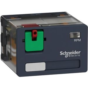 Schneider RPM41F7 vermogensrelais RPM, 4 W, 15 A, 120 Vac, zonder led, met testknop