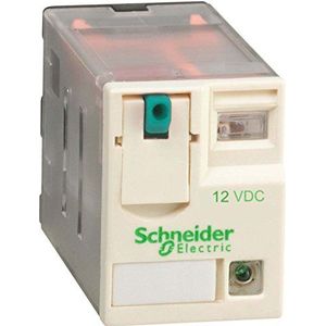 Schneider Electric RXM3AB2JD Mini-relais + LED 12V DC 10A mini-relais, insteekbaar, Zelio Rxm 3C/O 12V DC 10A met LED