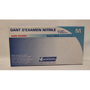 Nitril handschoenen - Poedervrij - Latexvrij - maat M - 100 stuks