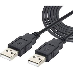 Electraline 500320, USB, verlengkabel, mannelijk, voor notebook-kabel, muis met U-harde schijf (2 m), Zwart