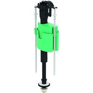 Ideal Standard - Aquaflex vlotterkraan met zijtoevoer, universeel, mechanisme voor waterspoeling, gecertificeerd NF RV19667, zwart