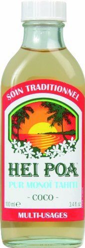 Hei Poa Pure Tahiti Monoï Oil Coconut Multifunctionele Olie  voor Lichaam en Haar 100 ml