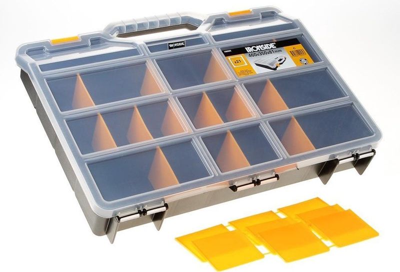 Ironside - Assortimentsdoos - Organizer - Doorzichtig - Polypropyleen - 1 Stuk