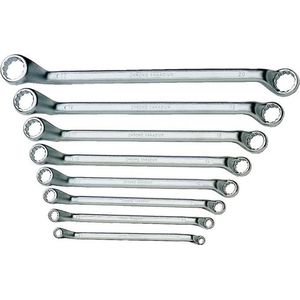 Doppel-Ringschl&#252;ssel-Set 8-teilig Chrom-Vanadium-Stahl