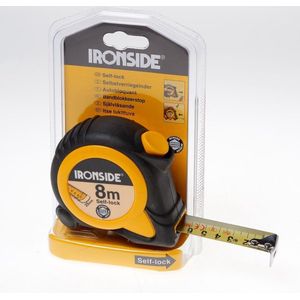 Ironside Rolbandmaat rubber ABS 8 meter x 25mm