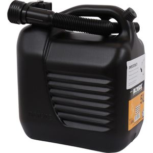 Jerrycan m.schenktuit zwart 5ltr