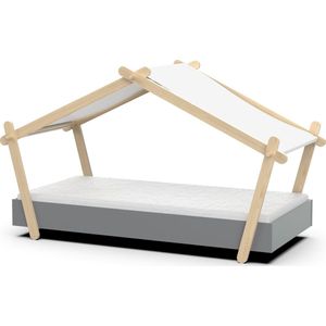 CBA - KINDERBED LODGE GRIJS - 90x200