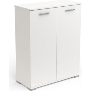 Büroschrank Hamina 80x40x82 cm Schwarz [en.casa