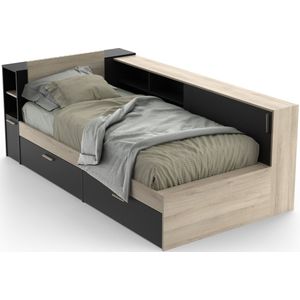 CBA - Bed Liva 90 x 190/ - 90x200 - Zwart