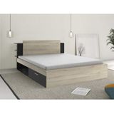 CBA - Bed Maura 140 x 190cm/ - 140x200 - Zwart