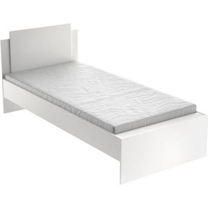 CBA - Bed Maura 90 x 190cm/ - 90x200 - Wit