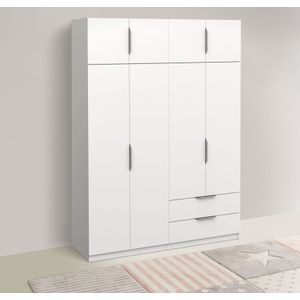 Demeyere - Kleiderschrank 8 Türen und 2 Schubladen L157,3 cm - Ghost