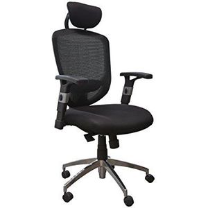 13Casa - Lawyer A22 - bureaustoel. Afmetingen: 63,5 x 65 x 120 cm. Kleur: zwart. Mat: polypropyleen.