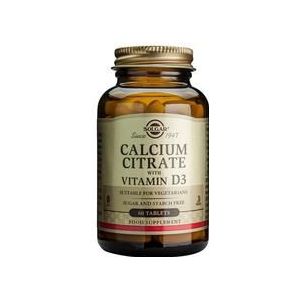 Solgar Calcium Citrate with Vitamin D3 Capsules 60 stuks