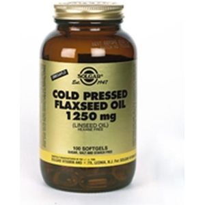 Solgar Flaxseed Oil 1250mg Softgel 100 stuks