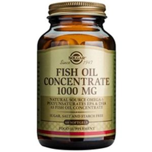 Solgar Fish Oil Concentrate 1000mg Softgel 60 stuks