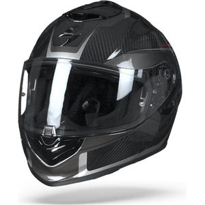 Scorpion EXO-1400 Air Carbon Esprit Zwart Zilver Integraalhelm - Motorhelm - Maat L