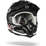 Scorpion - VX-22 Air Ares - Crosshelm - Wit-Zwart-Neon Geel