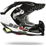 Scorpion - VX-22 Air Ares - Crosshelm - Wit-Zwart-Neon Geel