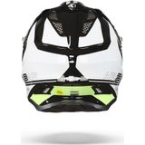 Scorpion - VX-22 Air Ares - Crosshelm - Wit-Zwart-Neon Geel