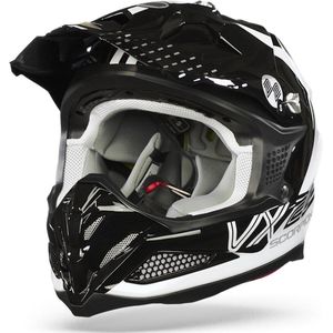Scorpion - VX-22 Air Ares - Crosshelm - Wit-Zwart-Neon Geel