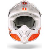 Scorpion - VX-22 Air Ares - Crosshelm - Wit-Neon Rood