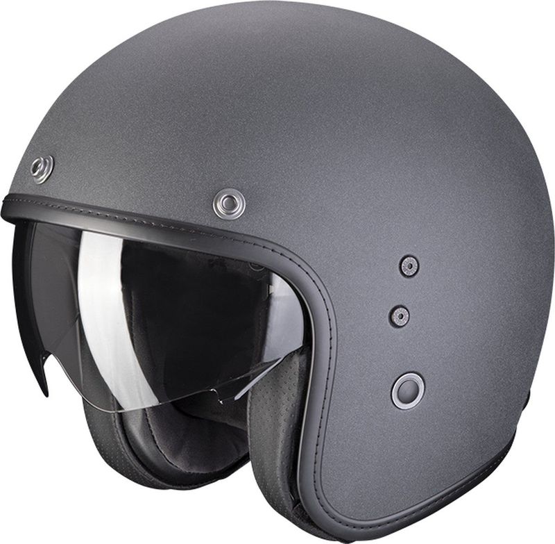 Scorpion - Belfast Evo - Open Helm - Graphite - Koolstofschaal