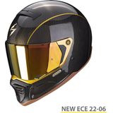 Scorpion - EXO-HX1 - Integraalhelm - Zwart-Goud - Carbon