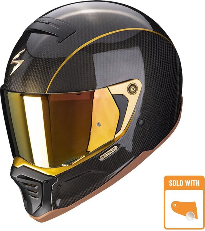 Scorpion - EXO-HX1 - Integraalhelm - Zwart-Goud - Carbon
