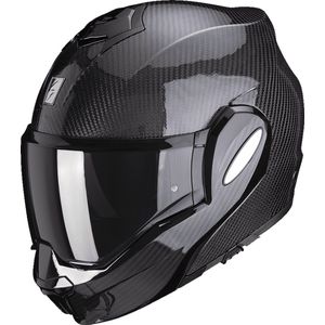 Scorpion - Exo-Tech Evo Carbon - Systeemhelm - Zwart - Maat XS